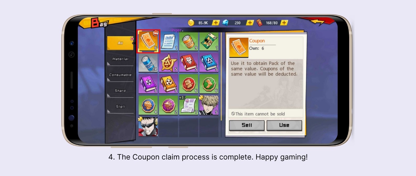How To Claim ONE PUNCH MAN_ The Strongest Coupon_ EN 2.jpg
