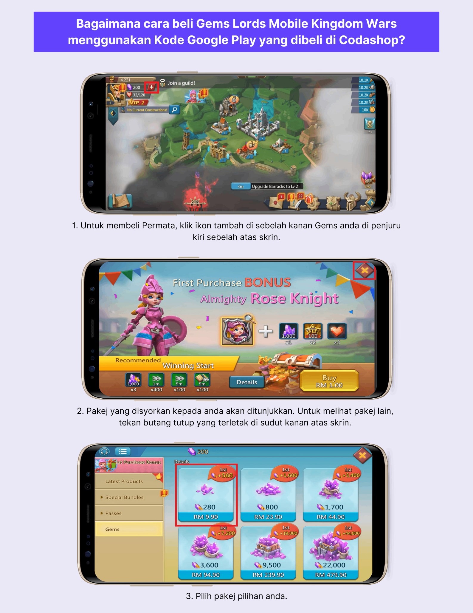 How can I purchase Gems for Lords Mobile Kingdom Wars MY.jpg