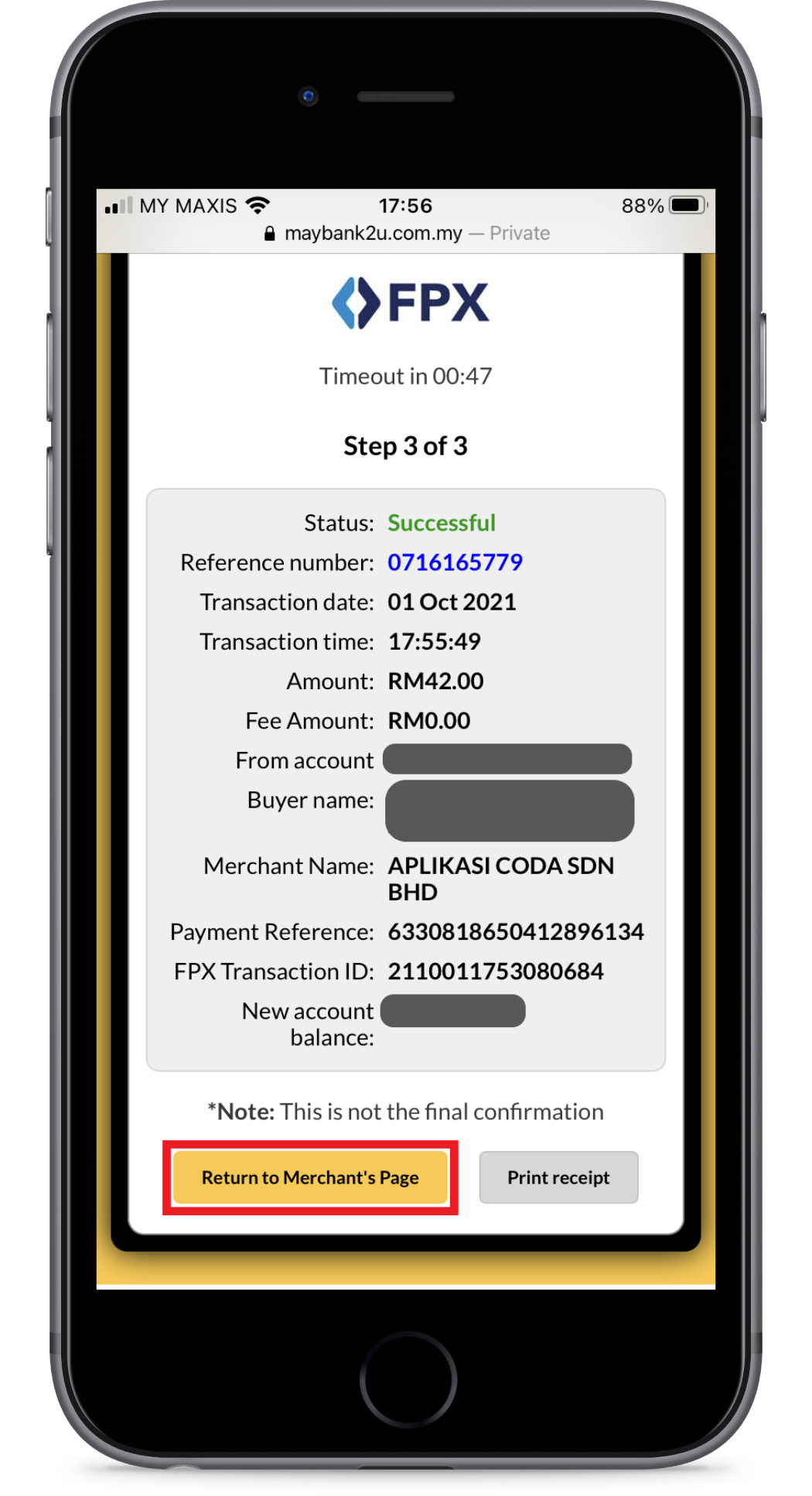 How To Make A Payment With Online Bank Transfer (FPX) - Maybank2U ...